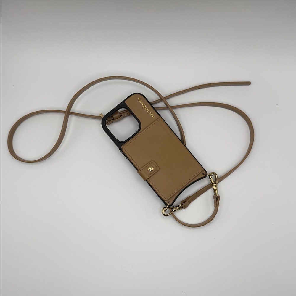 Bandolier Mila MagSafe Leather Phone Case with Wallet for iPhone 16 Pro